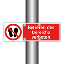 Betreten des Bereichs verboten