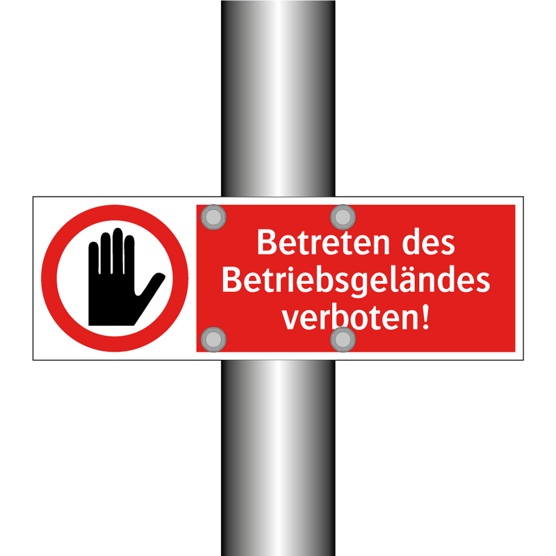 Betreten des Betriebsgeländes verboten!
