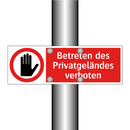 Betreten des Privatgeländes verboten