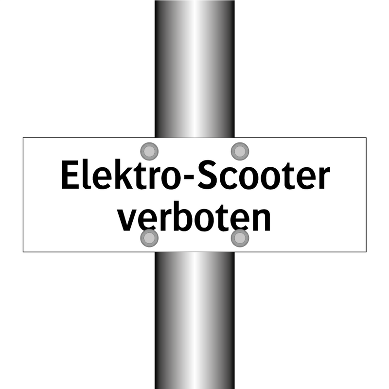 Elektro-Scooter verboten