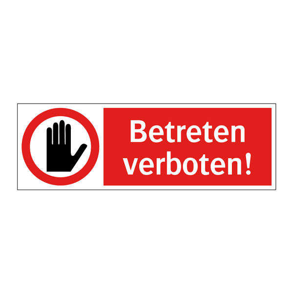 Betreten verboten!
