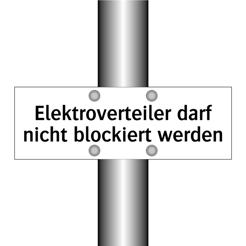 Elektroverteiler darf nicht blockiert werden