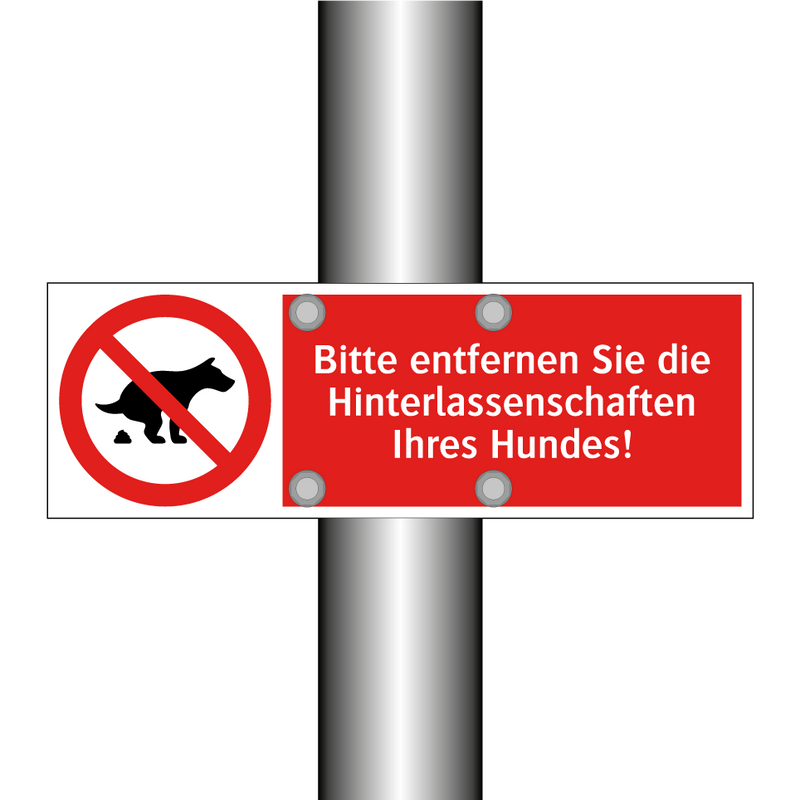 Bitte entfernen Sie die Hinterlassenschaften Ihres Hundes!