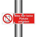 Bitte hier keine Plakate ankleben