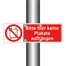 Bitte hier keine Plakate aufhängen