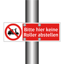 Bitte hier keine Roller abstellen