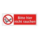 Bitte hier nicht rauchen