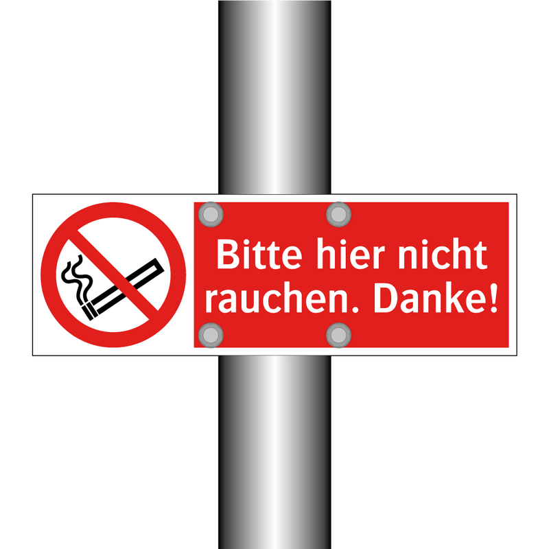 Bitte hier nicht rauchen. Danke!