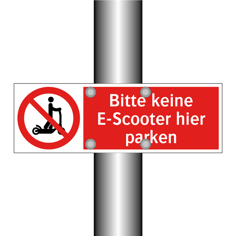 Bitte keine E-Scooter hier parken