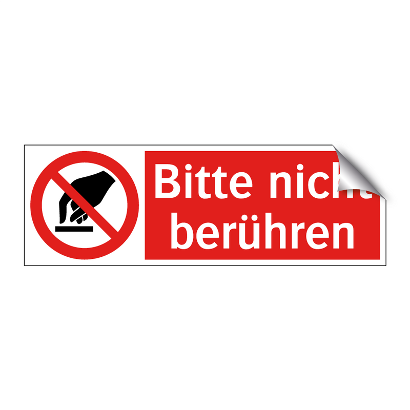 Bitte nicht berühren