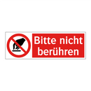 Bitte nicht berühren