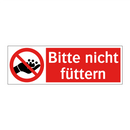 Bitte nicht füttern