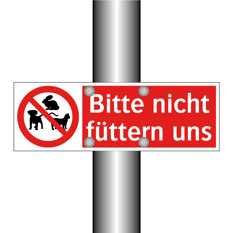 Bitte nicht füttern uns