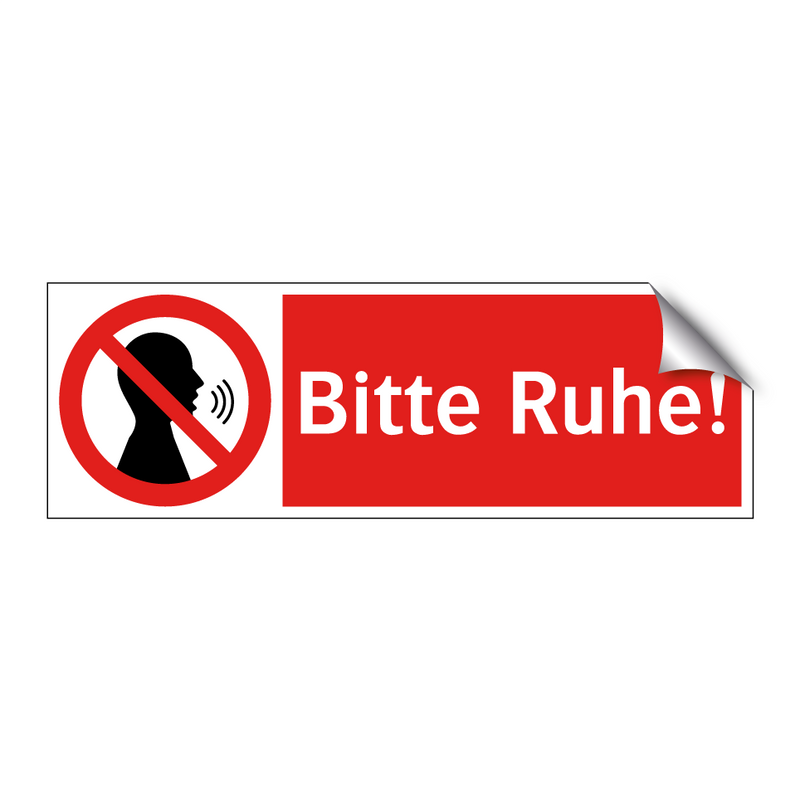 Bitte Ruhe!
