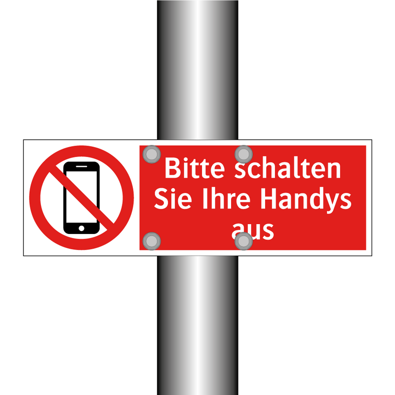 Bitte schalten Sie Ihre Handys aus