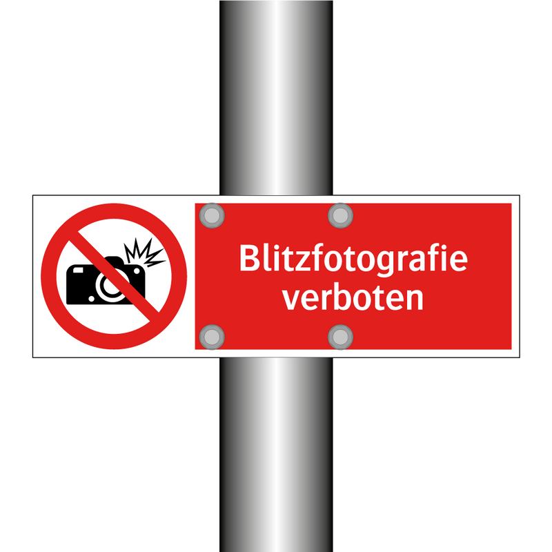 Blitzfotografie verboten