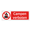 Campen verboten
