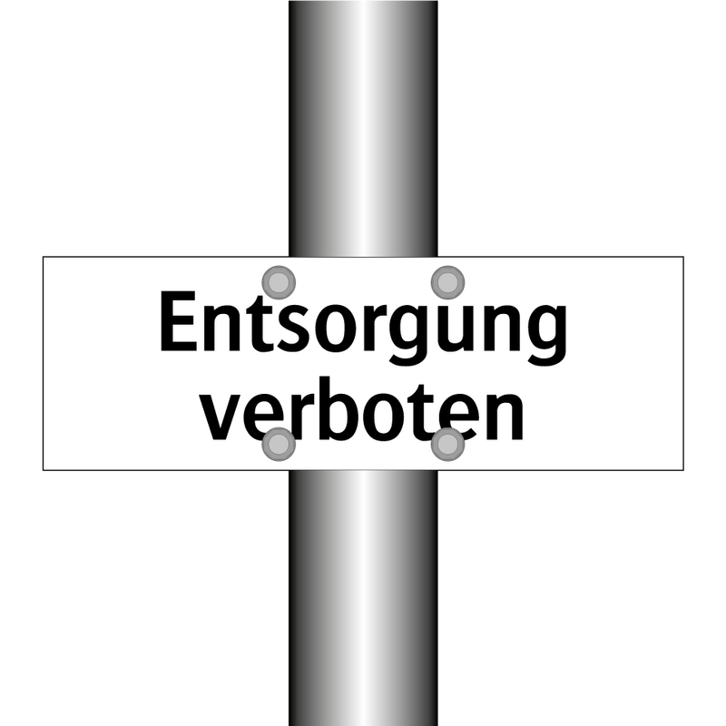 Entsorgung verboten