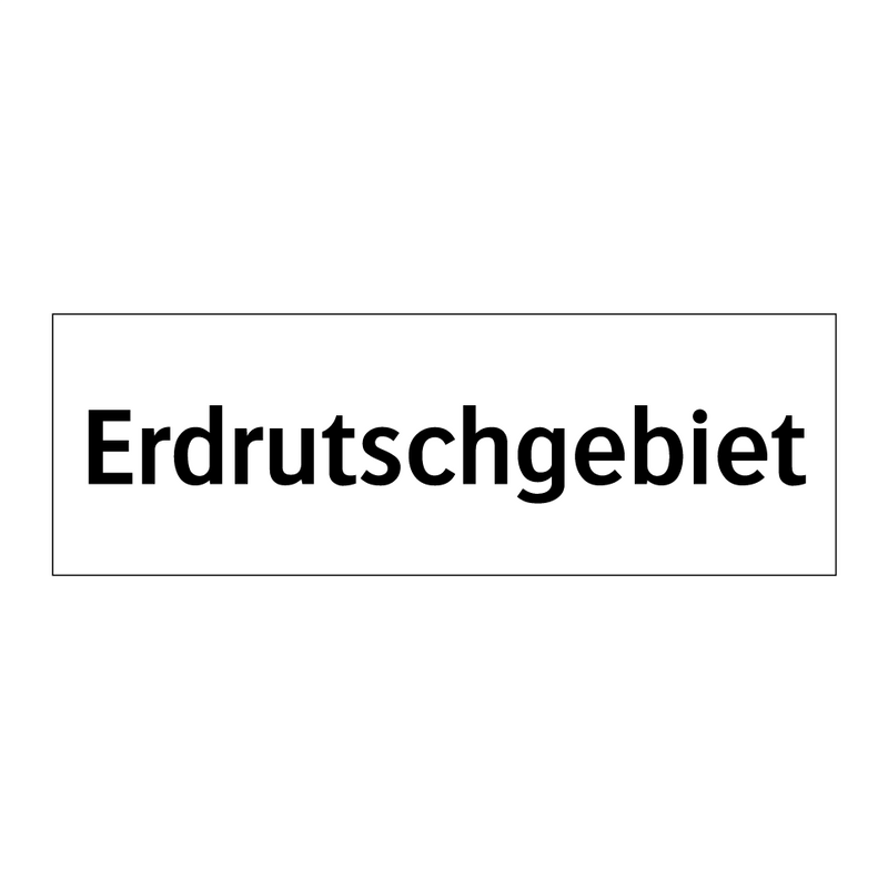 Erdrutschgebiet