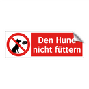 Den Hund nicht füttern