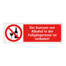 Der Konsum von Alkohol in der Fußgängerzone ist verboten!