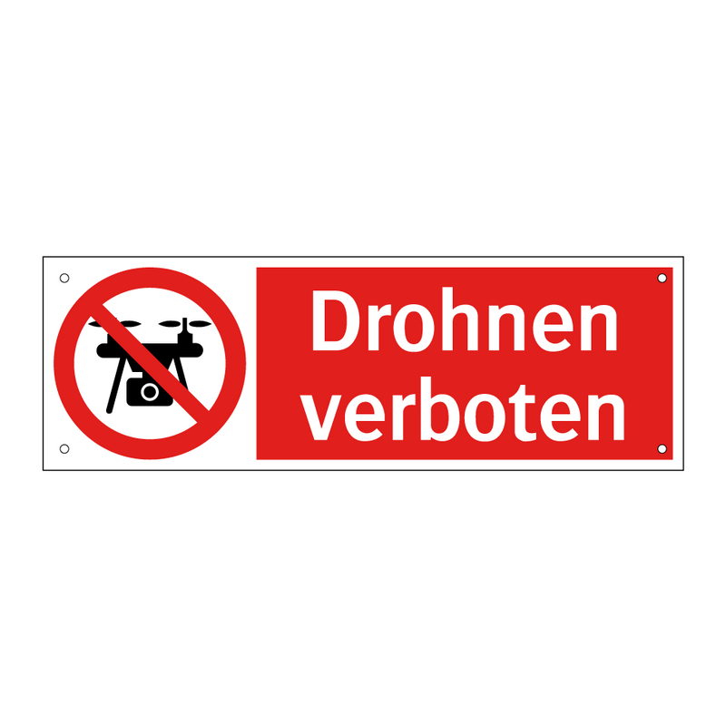 Drohnen verboten