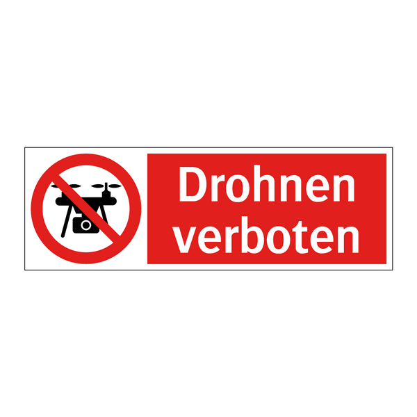 Drohnen verboten