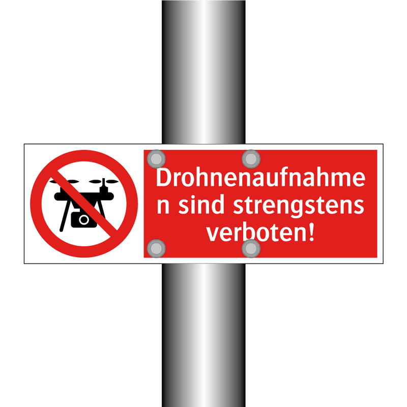 Drohnenaufnahmen sind strengstens verboten!