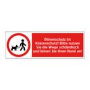 Dünenschutz ist Küstenschutz! Bitte nutzen Sie die Wege schderdruck und leinen Sie Ihren Hund an!