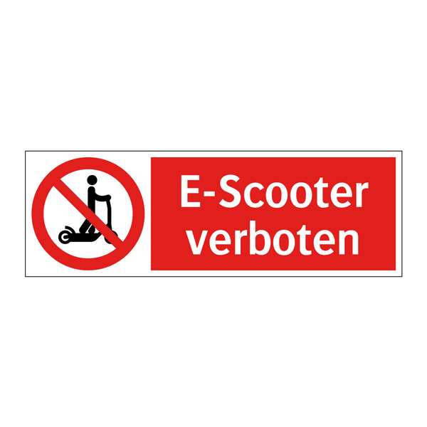 E-Scooter verboten
