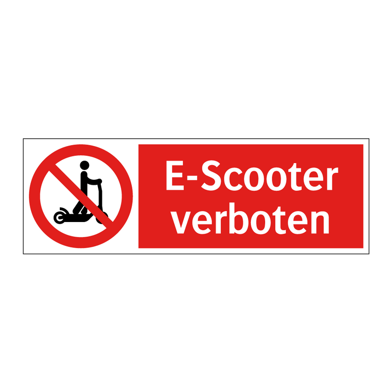 E-Scooter verboten
