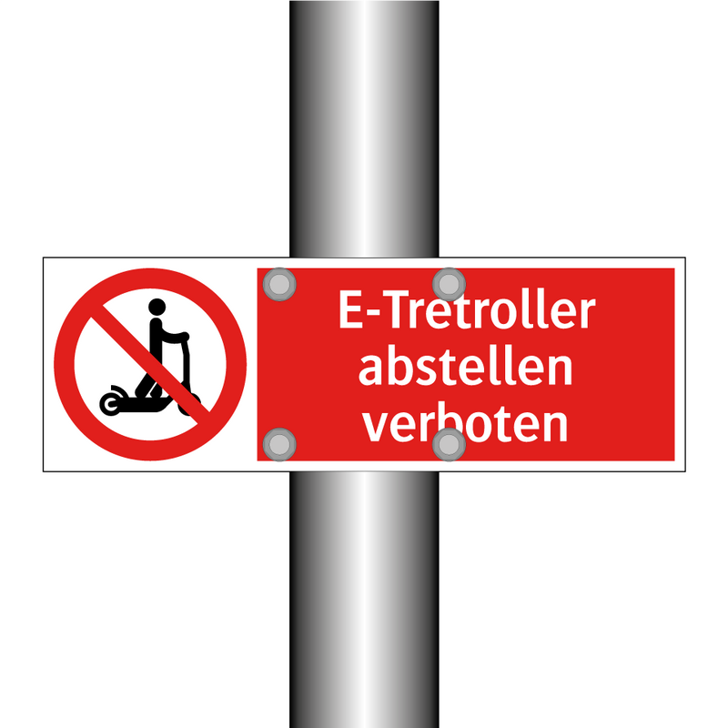E-Tretroller abstellen verboten