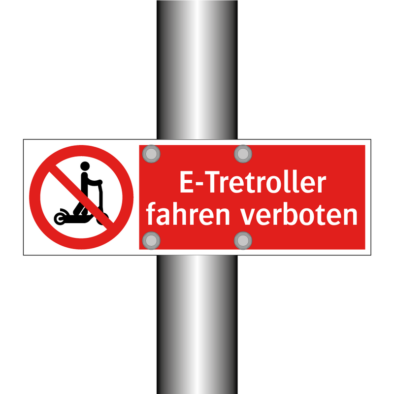 E-Tretroller fahren verboten
