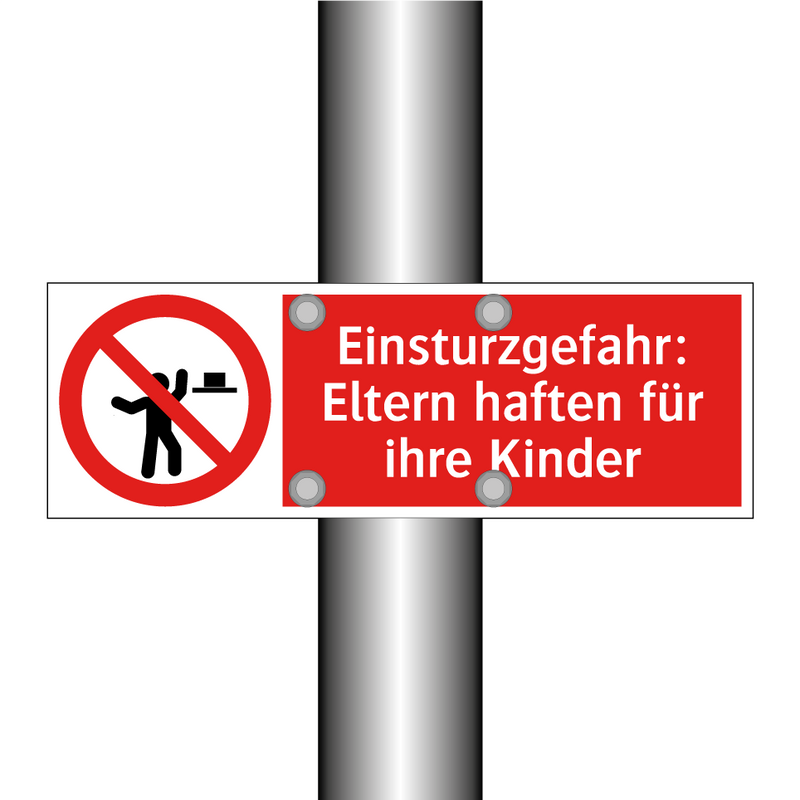 Einsturzgefahr: Eltern haften für ihre Kinder