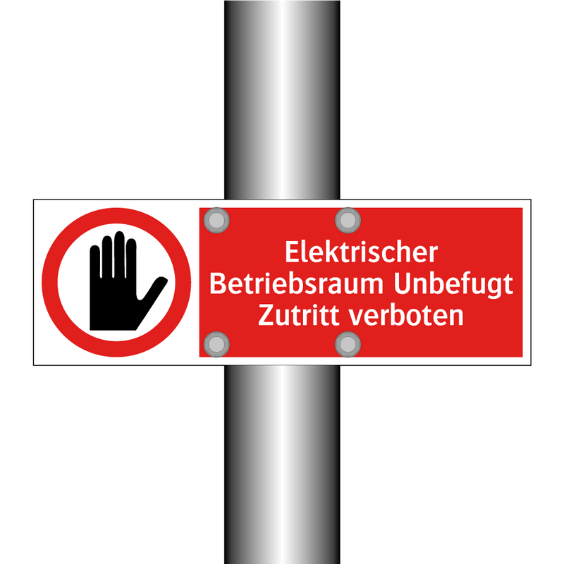Elektrischer Betriebsraum Unbefugt Zutritt verboten