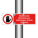 Elektrischer Betriebsraum Unbefugten Zutritt verboten