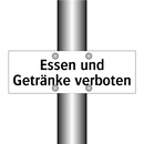 Essen und Getränke verboten