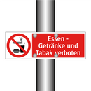Essen - Getränke und Tabak verboten