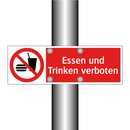 Essen und Trinken verboten