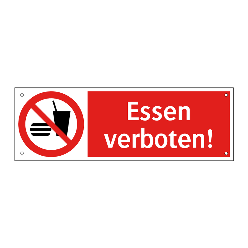 Essen verboten!