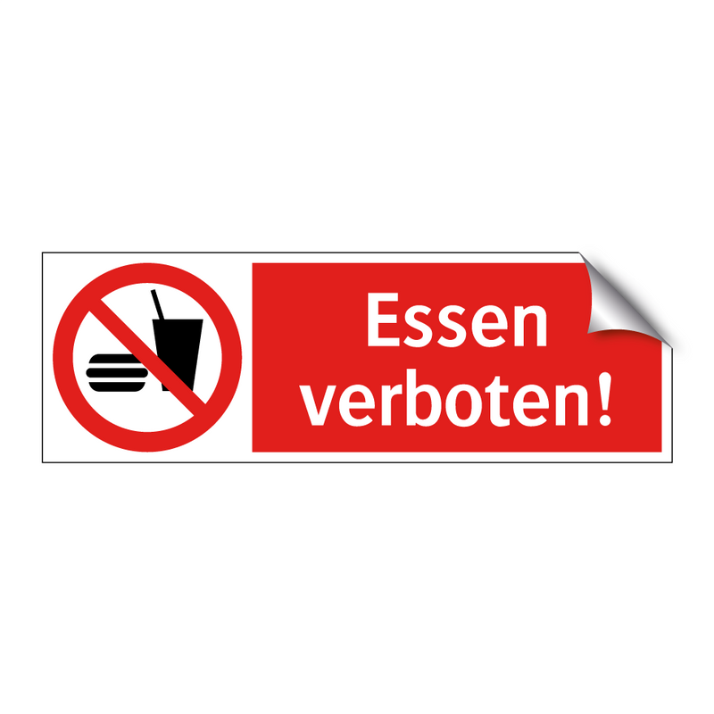 Essen verboten!