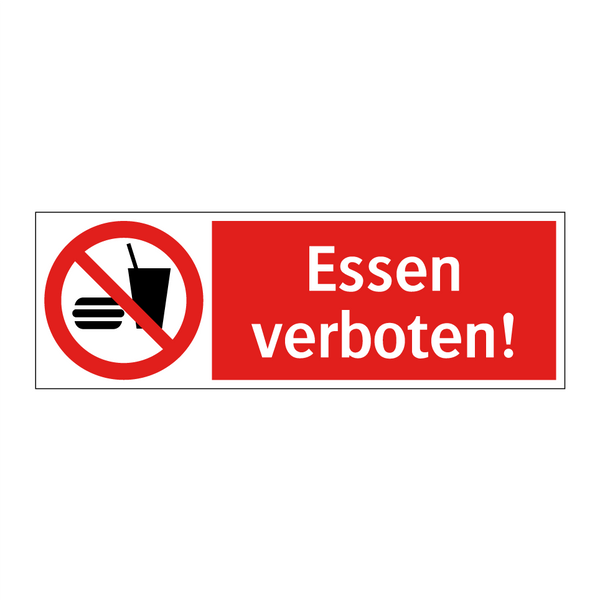 Essen verboten!