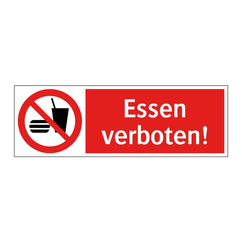 Essen verboten!