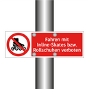 Fahren mit Inline-Skates bzw. Rollschuhen verboten