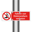 Fahren von Elektrorollern verboten