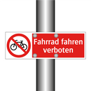 Fahrrad fahren verboten