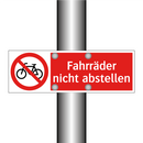 Fahrräder nicht abstellen