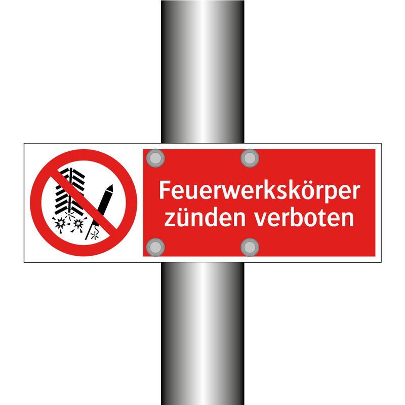 Feuerwerkskörper zünden verboten