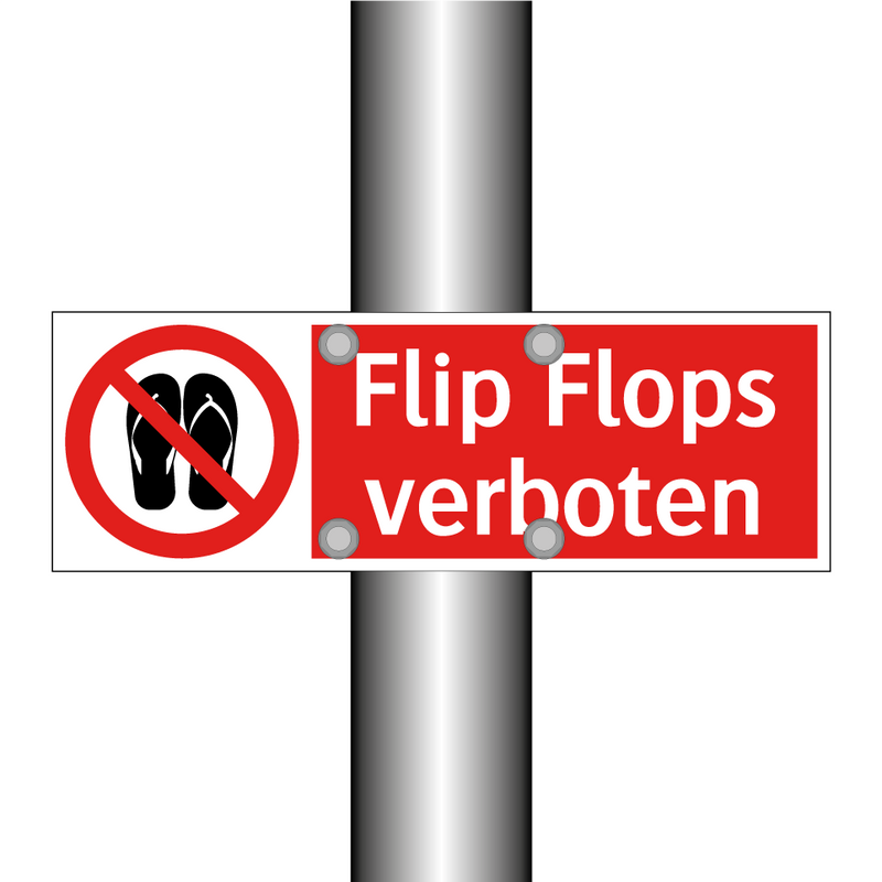 Flip Flops verboten