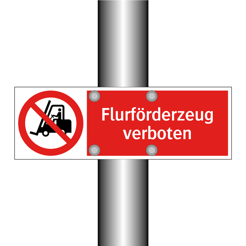 Flurförderzeug verboten